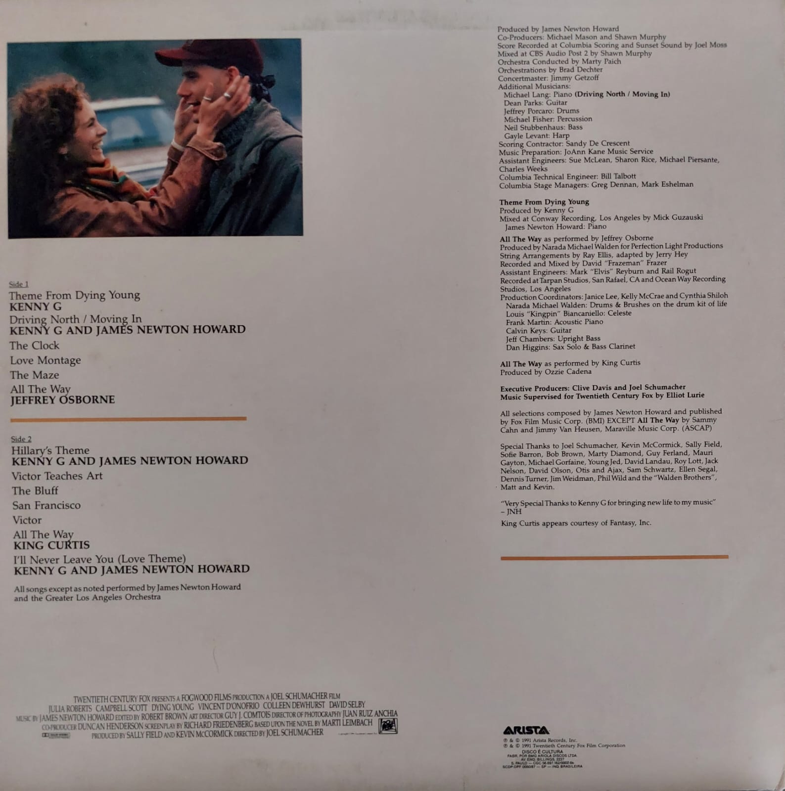 Dying Young Soundtrack www.vinilosymas.cl tienda online de vinilos front back.jpeg