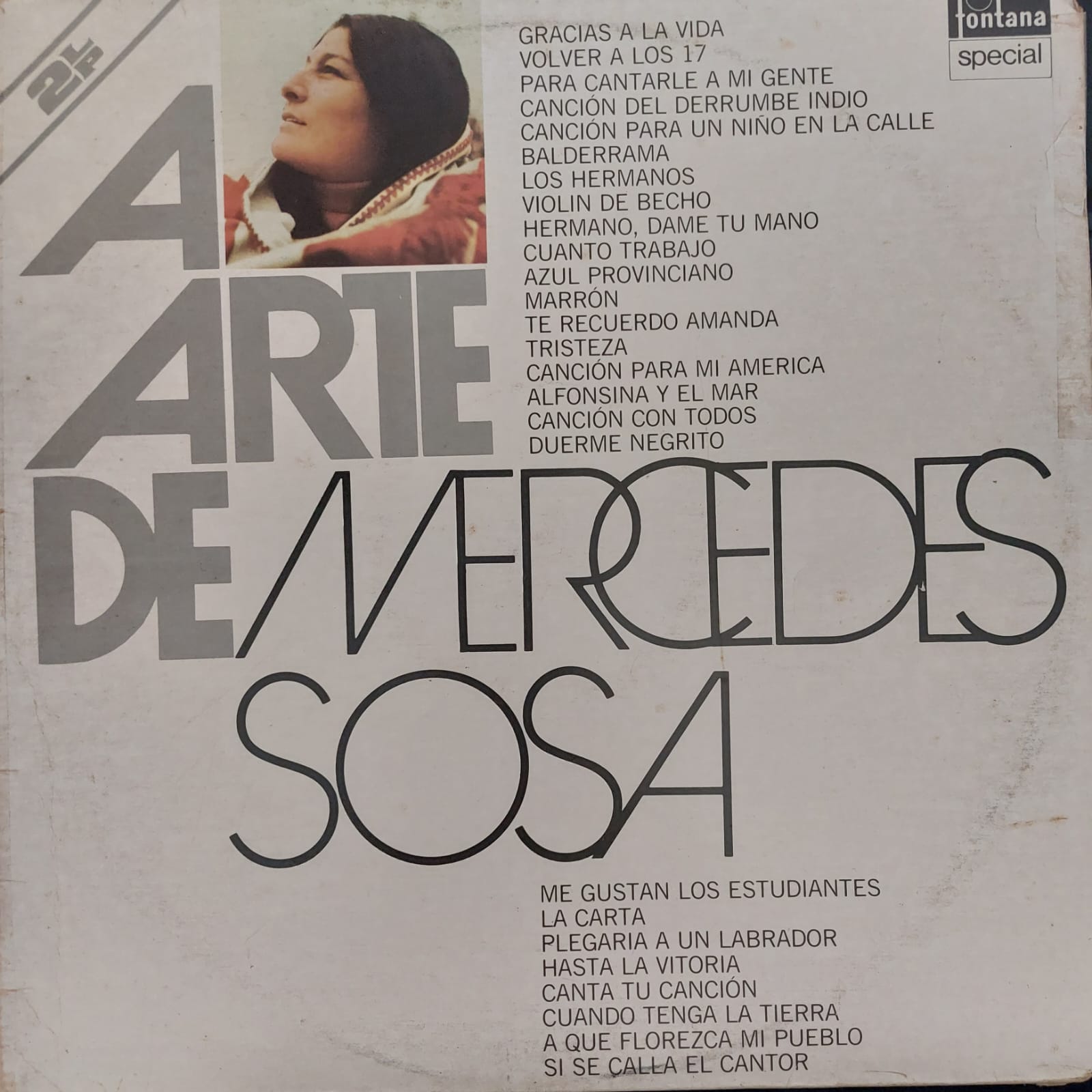 Mercedes Sosa - A Arte www.vinilosymas.cl tienda online de vinilos front